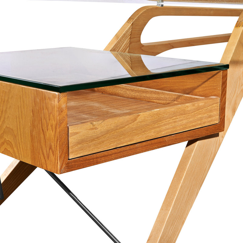 Kardiel Protractor Computer Desk & Reviews Wayfair